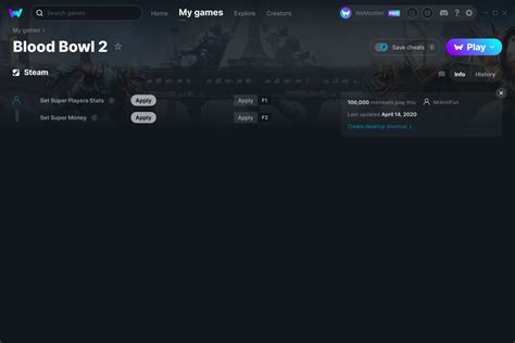 Blood Bowl 2 Cheats & Trainers for PC .
